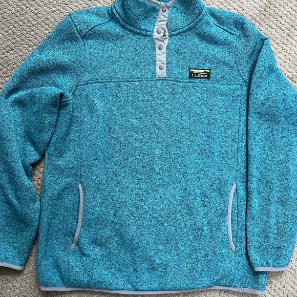 L.L.Bean Sweater Fleece Pullover, L - Picture 1 of 2